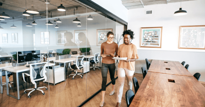 Leaders set an example for employees and train for high-performance