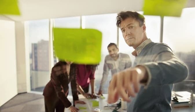 manager explaining company culture shift