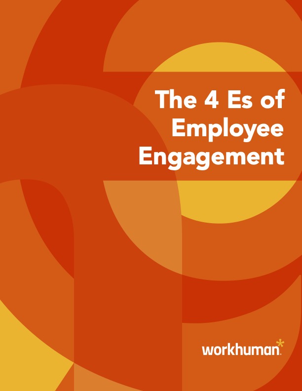 cover image for the report, "The 4 Es of Employee Engagement"